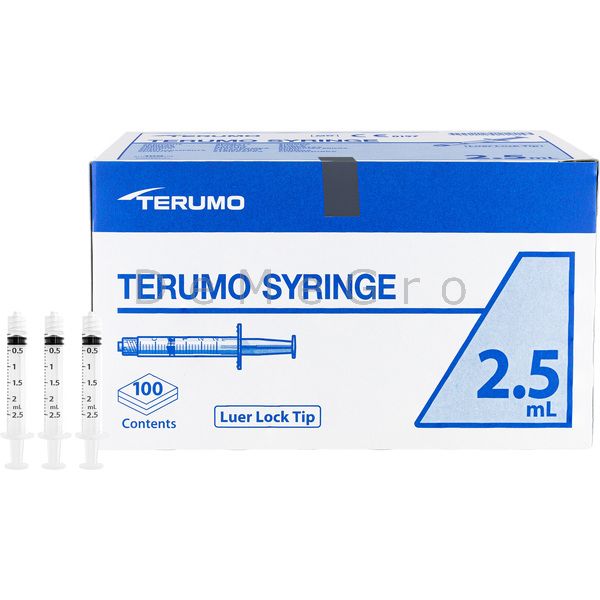 Artikel: Spuiten Luer-Lock 3-delig 2,5ml