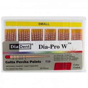 Artikel: Gutta Percha Points Dia-Pro W Small - Geel