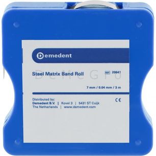 Artikel: Matrixband op Rol 7mm - 0,04mm