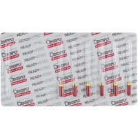K-vijlen Colorinox 25mm ISO 055 Rood