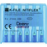 K-vijlen Nitiflex 21mm ISO 030 Blauw