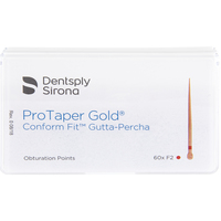 Gutta Percha Points Comfort Fit ProTaper Gold F2