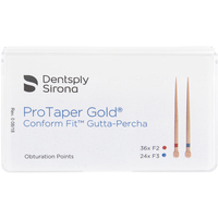 Gutta Percha Points Comfort Fit ProTaper Gold Assortiment F2, F3